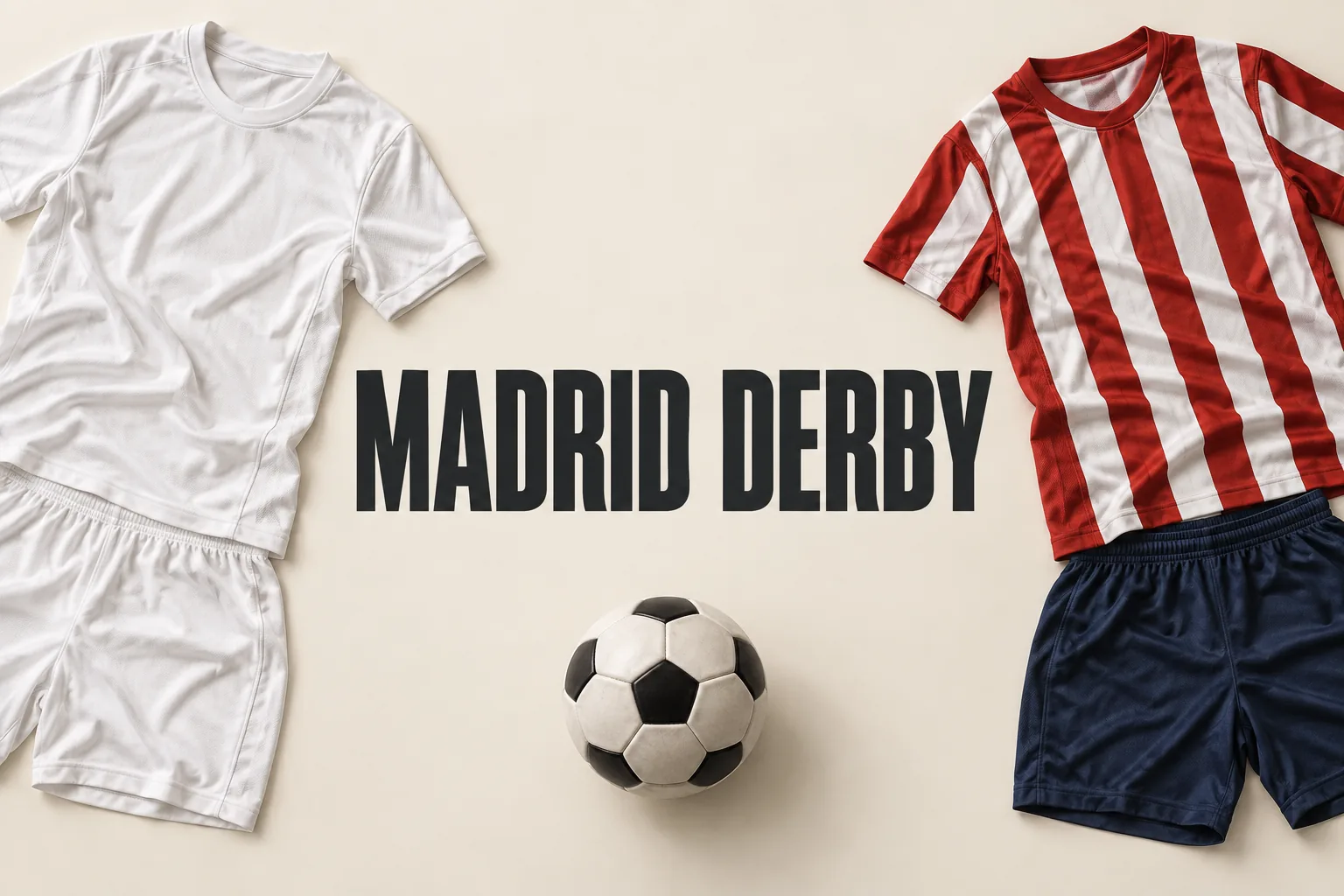 Atlético Madrid vs Real Madrid: Atlético Menang 2-1 dalam Derbi Madrid의 MADRID DERBY 관련 대표 이미지